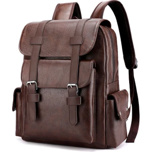 Büyük Kapasiteli Yumuşak Pu Bilgisayar Seyahat Sırt Çantalarının Kore Versiyonu (Yurt Dışından)