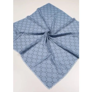 Desenli Keten Flamlı Eşarp - Desen-12