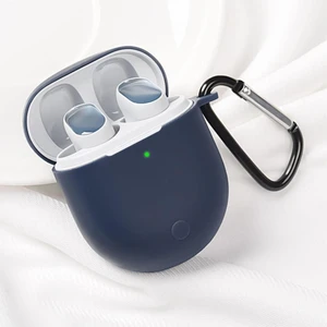 - Xiaomi Redmi Buds 3 Pro / Airdots 3 Pro Uyumlu Silikon Kılıf - Kopçalı Kulaklık Kılıfı