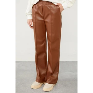 Lêvi D'or Taba Boru Paça Suni Deri Pantolon