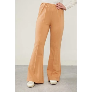 Lêvi D'or Camel İspanyol Paça Pantolon