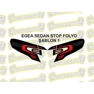 Aksesuar Folyo Tasarım Egea Stop Folyo Model 1
