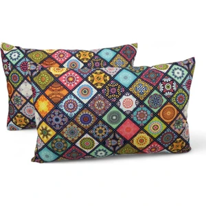 2'li Set Kırlent Özel Tasarım Kırlent Dekoratif Yastık Yüzü Yumuşak Dokulu Kırlent 30 x 50 cm