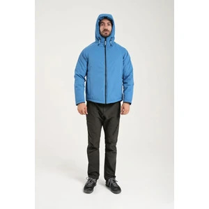 2311142 Erkek Yağmur Rüzgar Geçirmez Turkuaz Mont