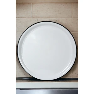 İnci Emaye 70NO Emaye Sini Sofra, Yemek Sunum Tepsi, Yer Sofrası Çinko ~70 cm
