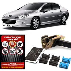 Peugeot 407 ÖN Kapı Gergi (Limitör) Tamir Kiti 2004-2012 (2 Kapı Set)