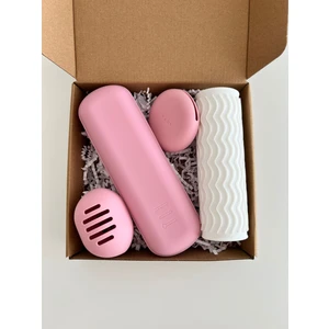Mama Stuff Silikon Makyaj Çantası Seti Büyük Pembe