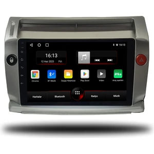 Citroen C4 Android Carplay Multimedya 2005-2010 6gb Ram + 128GB Hafıza + 8 Çekirdek