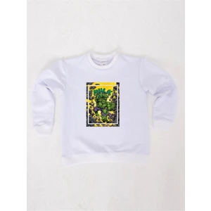 Hulk Baskılı Pamuklu Kumaş Çocuk Sweatshirt
