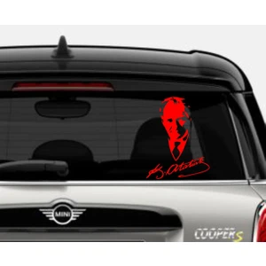 Sticker Usta Mustafa Kemal Atatürk Imzalı Sticker Atatürk Sticker Oto Araba Motosikler Sticker S9