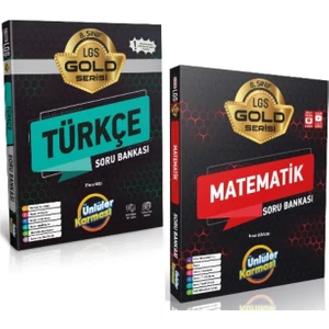 Ünlüler Karması 8. Sınıf Gold Türkçe - Matematik Soru Bankası 2 Kitap