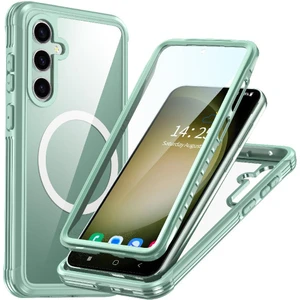 SZY Mall Samsung Galaxy S23 Fe Için Miracase Manyetik Kılıf ile Tamamen Şeffaf (Yurt Dışından)