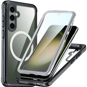 SZY Mall Samsung Galaxy S23 Fe Için Miracase Manyetik Kılıf ile Tamamen Şeffaf (Yurt Dışından)