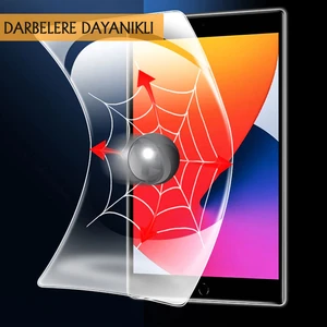 Apple iPad Air 10.9 2020 (4.nesil) Uyumlu Tablet Nano Ekran Koruyucu Kristal Netliğinde   Esnek Temperli Kırılmaz Nano Screen Protector