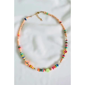 Petek Aksesuar Summer Fimo Boncuk Inci Meyve Kolye