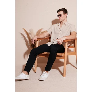 Pamuk Karışımlı Kısa Kollu Regular Fit Gömlek Erkek GÖMLEK CF23S113139