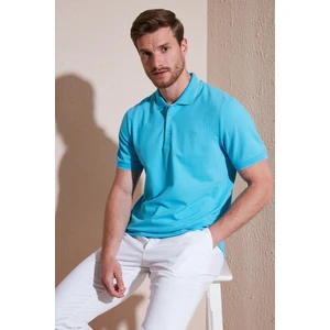 % 100 Pamuk Düğmeli Polo T Shirt Erkek Polo 5902118