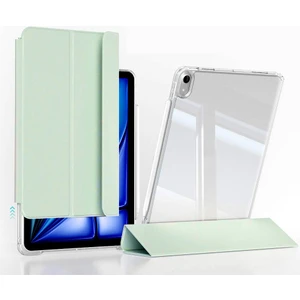 iPad Air 11 M2 2024 Uyumlu Sürgülü Kapaklı Kılıf Kalem Bölmeli Standlı Mıknatıslı Ayrılabilen Kapak