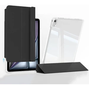 iPad Air 11 M2 2024 Uyumlu Sürgülü Kapaklı Kılıf Kalem Bölmeli Standlı Mıknatıslı Ayrılabilen Kapak