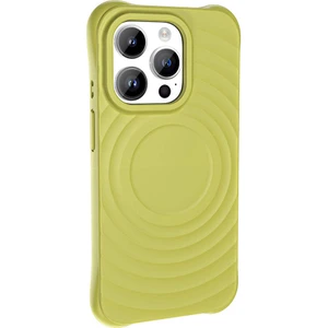 Apple iPhone 14 Pro Max Kılıf Magsafeli Airbagli Mat Silikon Hepi Kapak Yeşil