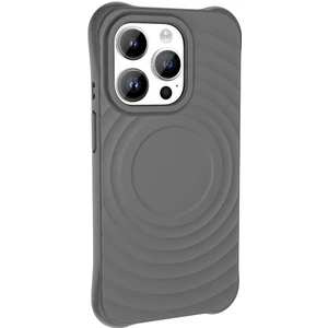Apple iPhone 14 Pro Max Kılıf Magsafeli Airbagli Mat Silikon Hepi Kapak Gri