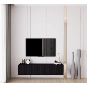 Capella Siyah Country 3 Kapaklı Duvara Monte 140 cm Tv Ünitesi