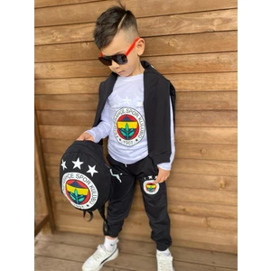 Uslu Kids Çocuk Fenerbahçe Taraftar Eşofman Takımı Çantalı
