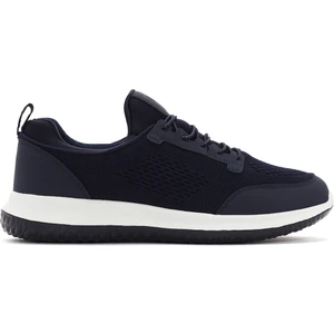 Zero Erkek Lacivert Bağcıklı Kalın Tabanlı Kumaş Sneaker 24SFD69096F