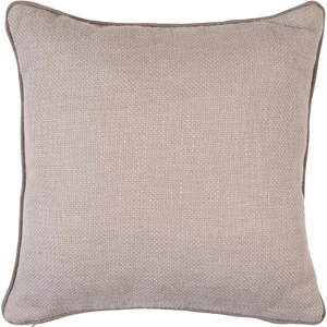 Gri Kordonlu Dokuma 50x50 cm Kare Kırlent Kılıfı