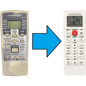 General Klima Kumandası-Resimde Sağdaki Gönderilir