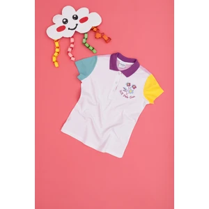 U.S. Polo Assn. Kız Çocuk Beyaz Tişört 50283246-VR013