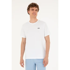 U.S. Polo Assn. Erkek Beyaz Tişört 50294290-VR013