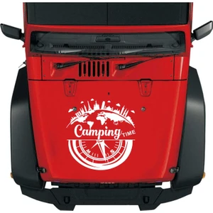 Sticker Usta Pusula Karavan Kamp Offroad Camping Time Pusula Karavan Araba Oto Sticker Q55