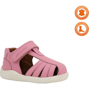 Kids A More Winco Tek Cırtlı Deri Yumuşak Ilk Adım Sandaleti Pembe