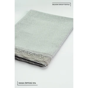 Balkan Group Textile Gülfem Bare Jakar Dantelli Masa Örtüsü