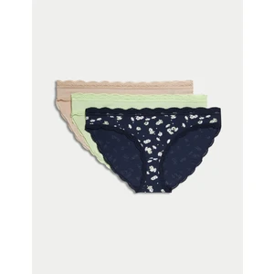 Marks & Spencer 3'lü Dantelli Bikini Külot Seti