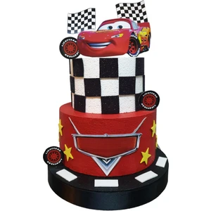 Bizden Pastacılık Şimşek Mcqueen ,şimşek Mekkuin Maket Pasta