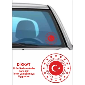 Sticker Usta Dışişleri Bakanlığı Araba Oto Sticker 01919