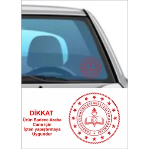 Sticker Usta Milli Eğitim Bakanlığı Araba Oto Sticker 01916