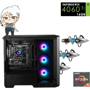 Gaming Pano R5-4060TI Ryzen 7500F Rtx 4060Tİ 16GB Ddr5 32GB 1tb SSD Oyun Bilgisayarı