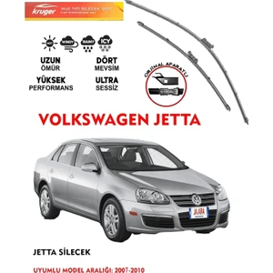 Volkswagen Jetta Cam Muz Silecek Takımı 2007-2010 Arası Araca Özel Orjinal Aparat