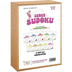 Çerez Sudoku 6 x 6 10 Kitap