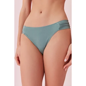 Yanı Pileli Bikini Alt