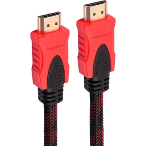 Ayt Fully G-507A 1.5 Metre HDMI Kablosu Örgülü Gold Uçlu Pc Bilgisayar Uydu Görüntü Kablosu