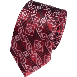 Cengiz Inler Geometrik Desenli Mendilli Mikrofiber Erkek Kravat