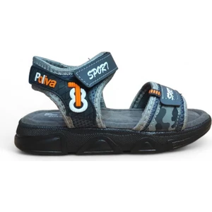 Cihan Shoes Erkek Çocuk Cırtlı Hafif Rahat Taban Sandalet