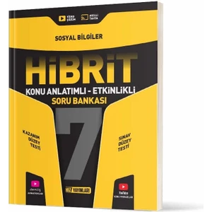 Hız Yayınları 7. Sınıf Sosyal Bilimler Konu Anlatımlı Etkinlikli Hibrit Soru Bankası