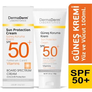 Spf 50+ Yüz ve Vücut Güneş Koruma Kremi 100ML