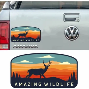 Sticker Usta Offroad Kamp Vahşi Hayat Doğa Orman Araba Oto Karavan Motosiklet Sticker 02071