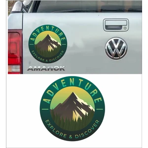 Sticker Usta Offroad Kamp Vahşi Hayat Doğa Orman Araba Oto Karavan Motosiklet Sticker 02070